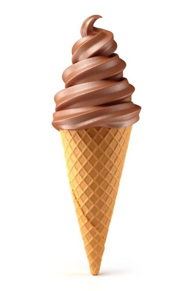 Bon Gelati Csavart jégkrém csokoládés-brownie-tejszín ízű