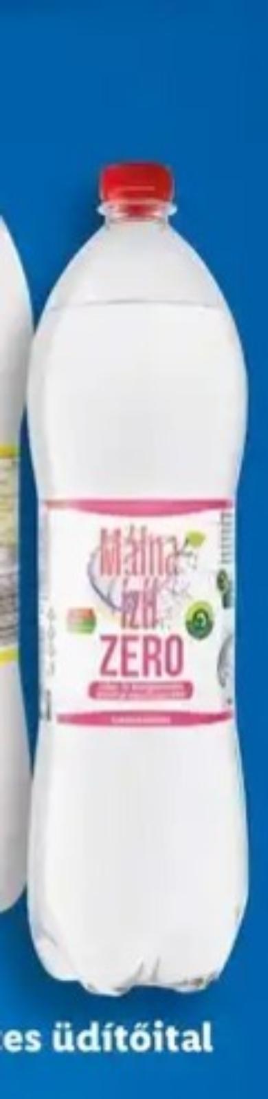 Málna zero ízesített szénsavmentes víz