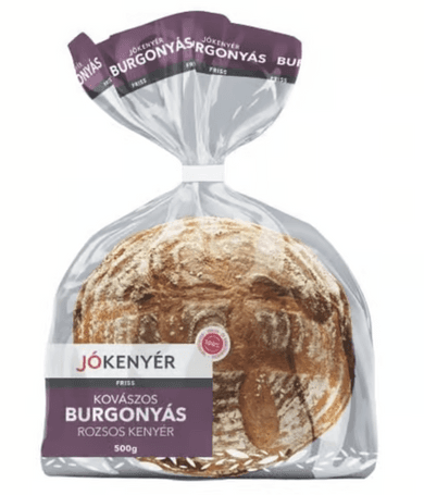 Jókenyér friss kovászos burgonyás rozsos kenyér