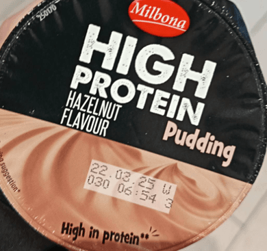 Milbona High Protein Puding mogyorós
