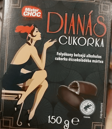 Mister Choc Dianás cukorka