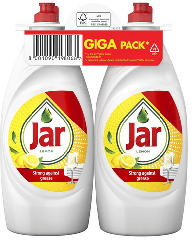 Jar Citromos Mosogatószer 2x900ml
