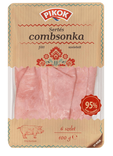 PIKOK Sertés combsonka, szeletelt, 100 g