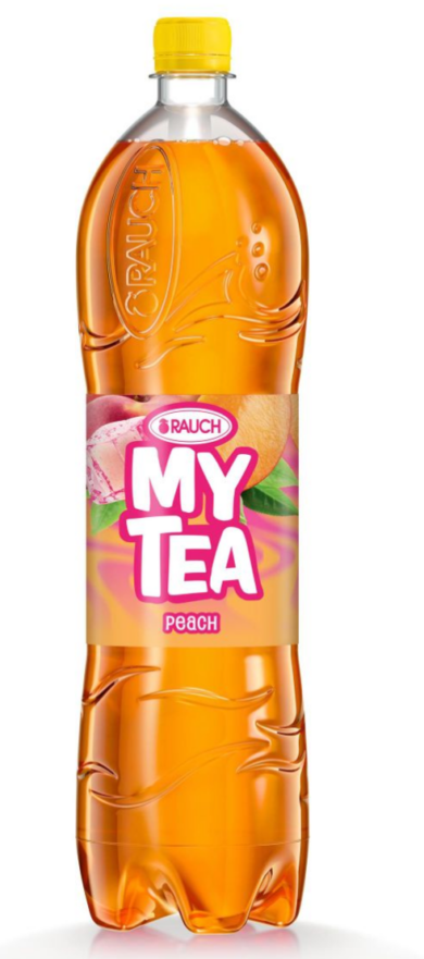 Rauch MyTea Peach ice tea őszibarackos üdítőital fekete teából 1,5 L