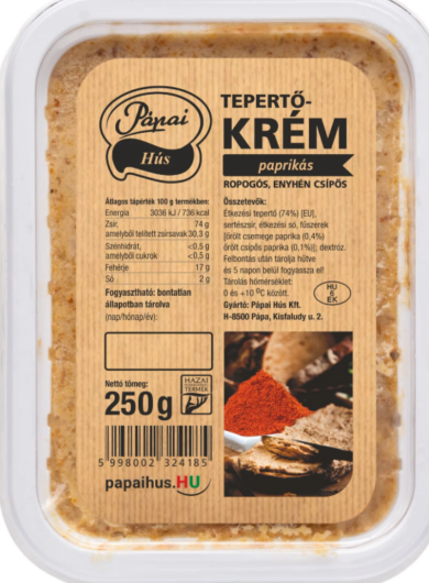 Pápai Mester Recept ropogós, enyhén csípős paprikás tepertőkrém