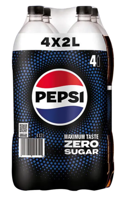 Pepsi Zero 4x 2L