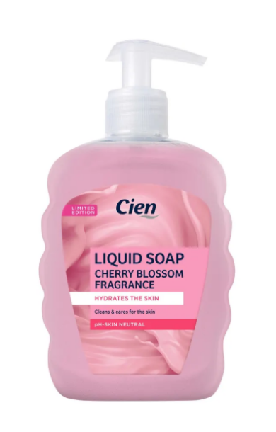 Cien Folyékony szappan pumpás, cseresznye, 500 ml