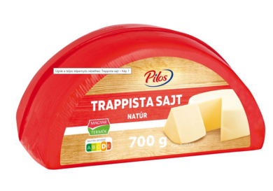 Pilos trappista sajt felezett, 700 g