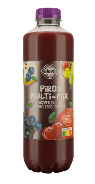 Solevita Piros Multi-mix gyümölcsből préselt 100%