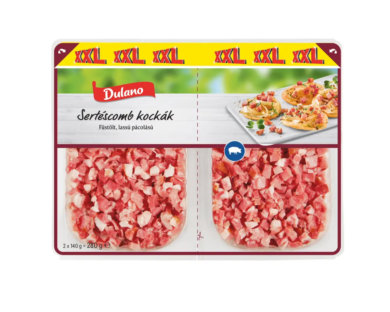 Dulano Füstölt, kockázott sertéscomb