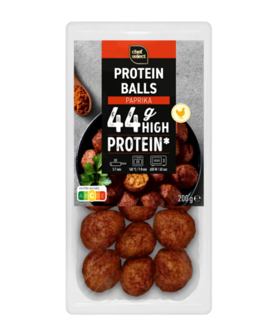 Chef Select High Protein csirkehúsgolyó paprikás ízesítésű
