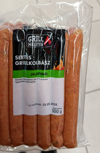 Grillmeister grillkolbász jalapenos