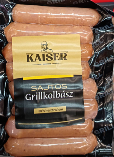 Kaiser sajtos grillkolbász