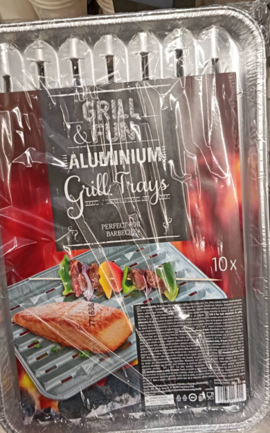 Grill & Fun alumínium grillezőtál