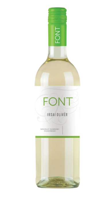 Font Irsai Olivér száraz fehérbor 11,5%