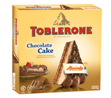 Toblerone Csokoládétorta, fagyasztott
