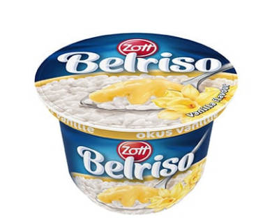 Zott Belriso tejberizs vaníliás
