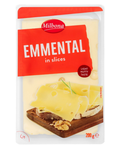 Milbona Ementáli sajt szeletelt