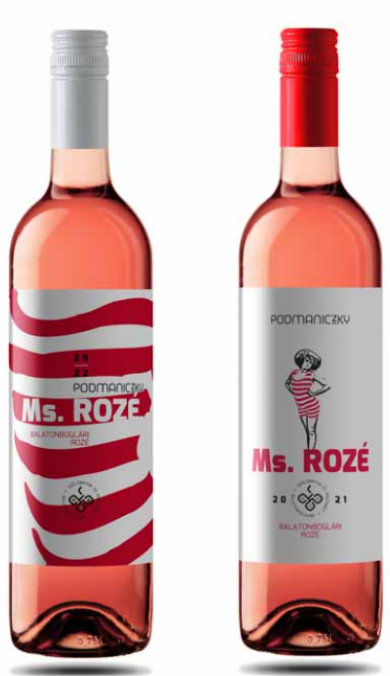 PODMANICZKY Ms.ROZÉ száraz rozébor 12,5%, 2023, nem betétdíjas, 0,75 L