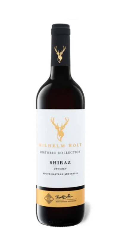 WILHELM HOLT, Shiraz száraz vörösbor 13,5%, 0,75 L