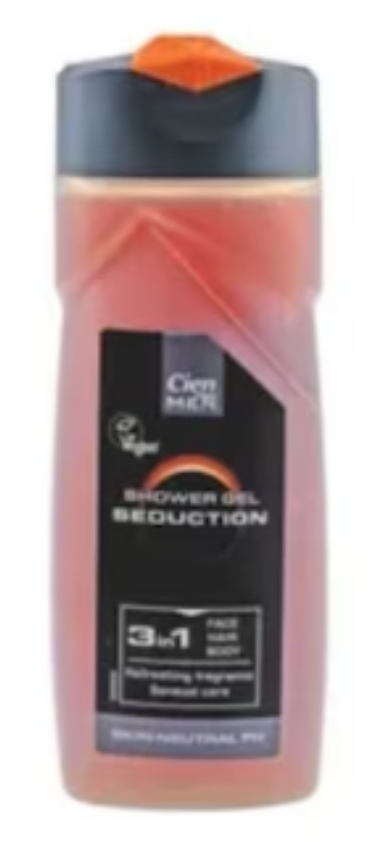 Cien 3 in 1 férfi tusfürdő és sampon seduction, 300 ml