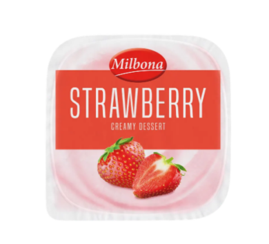 Milbona Krémdesszert epres