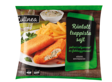 Culinea trappista sajt rántott petrezselyemmel és fokhagymával, fagyasztott, 500 g