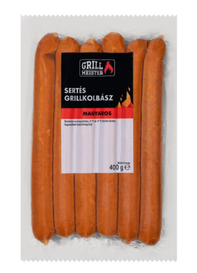 Grillmeister Grillkolbász magyaros