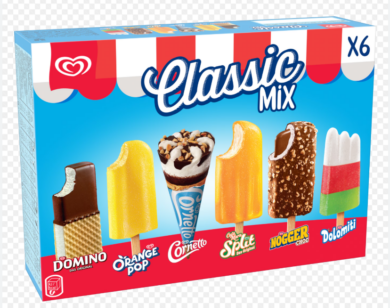 Algida Classic Mix multipack 6x pálcikás jégkrém