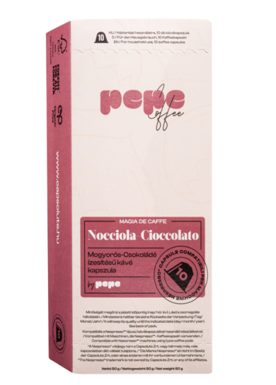 Pepe Coffee Csokis-mogyorós kávékapszula
