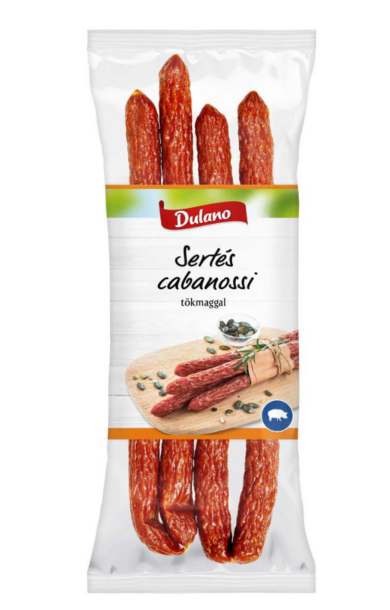Dulano Sertés Cabanossi tökmaggal