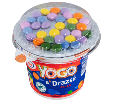 Pilos Joghurt drazséval eper, 135 g