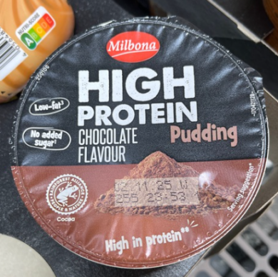 Milbona High Protein Puding csokoládé