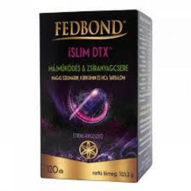 Fedbond iSlim Dtx–májműködés és zsíranyagcsere tabletta