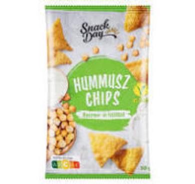 Snack Day Humuszchips Hagymás-tejfölös