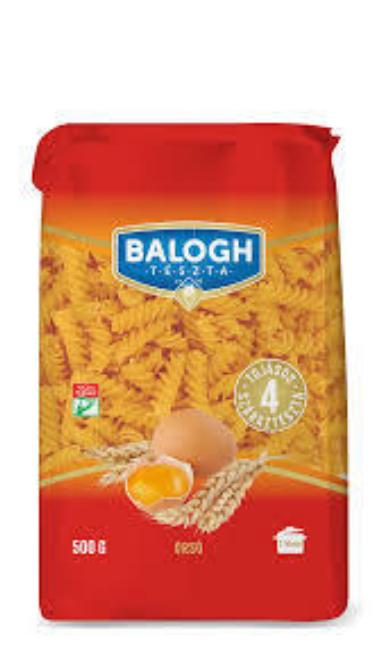 Balogh tészta 4 tojásos fodros nagykocka