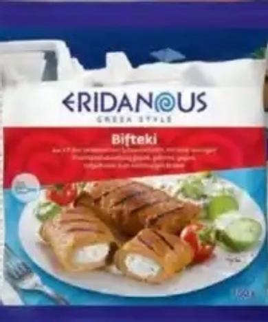 Eridanous Greek Style, Bifteki, húspogácsa, gyorsfagyasztott
