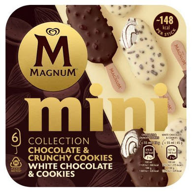Magnum mini multipack cookie mix 8 x 55 ml