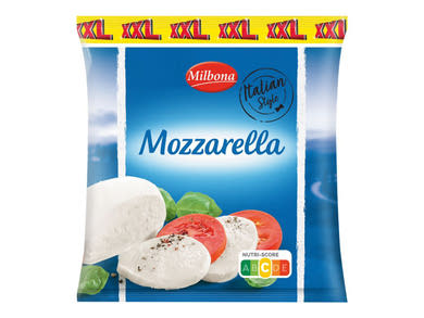 Milbona Mini mozzarella 45% zsírtartalommal