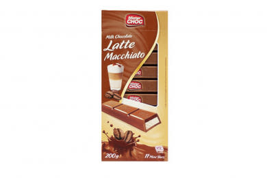 Mister Choc, Tejcsokoládé-rudacskák kávéìzű krémmel töltve