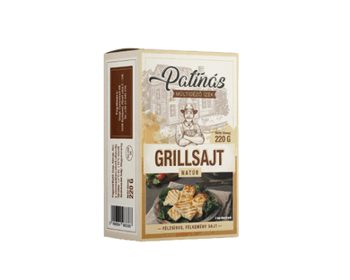 Patinás grillsajt natúr