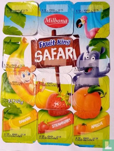 Milbona Fruit King túrókrém banános-epres-barackos 6x50 g
