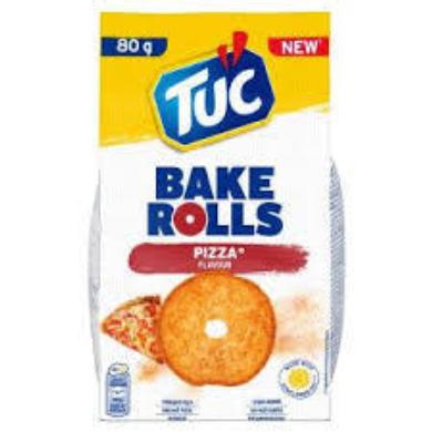 TUC Bake Rolls pizza ízű kétszersült