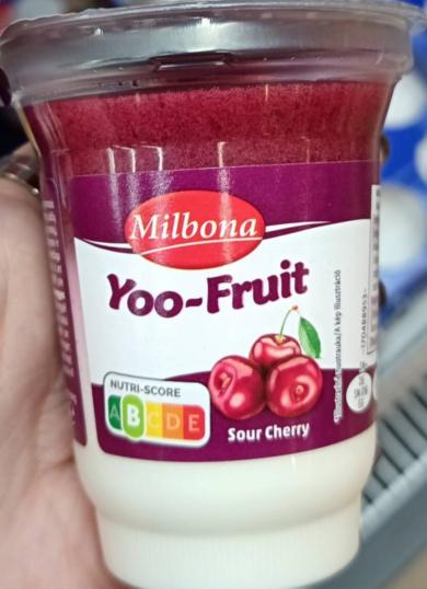 Milbona Yoo-Fruit tejes desszert habosított gyümölcskészítménnyel meggy, 150 g