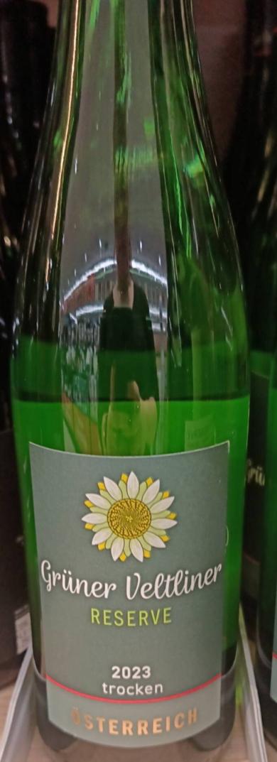 Grüner Veltliner reserve száraz fehérbor 13%