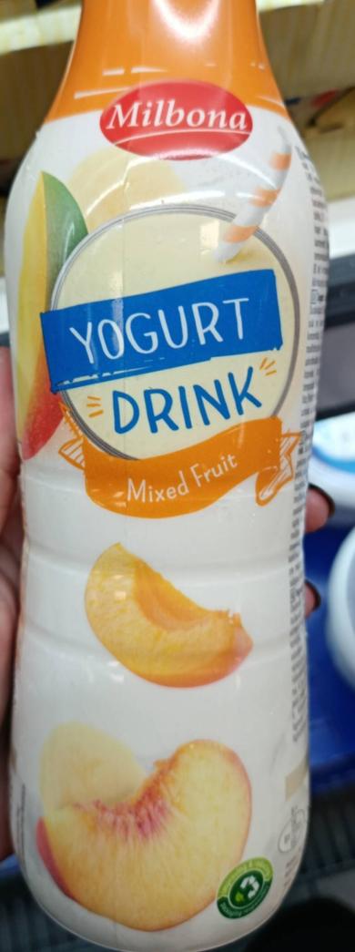 Milbona Gyümölcsös ivójoghurt vegyes gyümölcsös, 750 ml