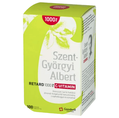 Szent-GyÃ¶rgyi Albert C-vitamin 1000 mg retard tabletta