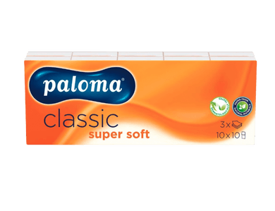 Paloma classic 3 rétegű papír zsebkendő