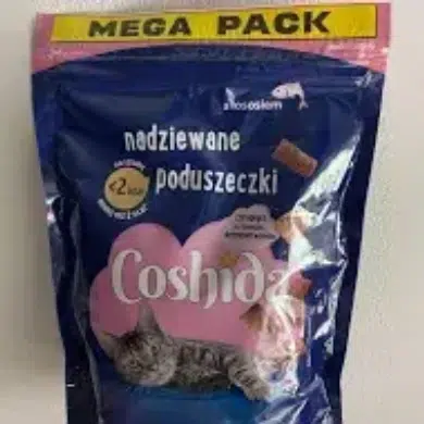 Coshida macska jutalomfalat ropogós töltöt párnák lazac megapack