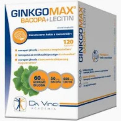 Ginkgomax Bacopa Lecitin lágy kapszula